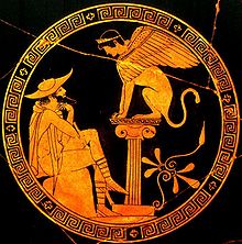 Oedipus and the Sphinx.