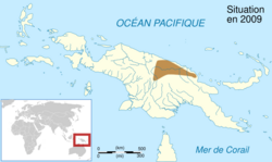 Choerophryne rostellifer map-fr.svg