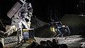 LUNA mission simulation, cooperation between humans and robots