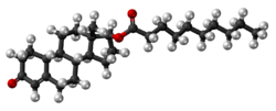 Nandrolone decanoate molecule ball.png