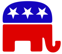 "Republican Party Elephant" logo