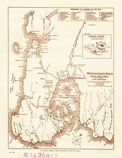 Early Map of Wellington – Wellington County District