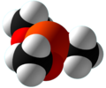 Trimethyl phosphite Space Fill.png