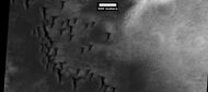 Closer view of field of dunes, as seen by HiRISE under HiWish program