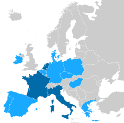 Member countries of the Virgo scientific collaboration.svg