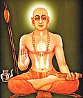 13th century portrait of Jagadguru Shri Madhvacharya in Udupi.jpg