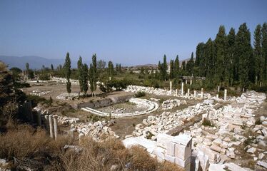 South agora and pool