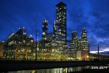 A Slovnaft facility in Bratislava, Slovakia