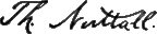 Signature of Thomas Nuttall (1786–1859).png