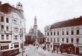 Theatre Square No.6 ca. 1902. Notice the old corner house.