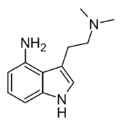 4-Amino-DMT structure.png