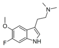 6F-5-MeO-DMT structure.png