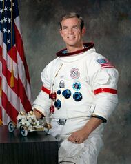 Man in spacesuit