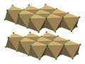 Cadmium chloride in polyhedron shape