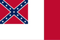 3rd National Flag [never flown[327]] "Blood Stained Banner"