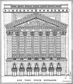 Front Elevation of New York Stock Exchange