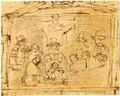 Sketch of the Preceding painting The Anatomy Lesson of Dr. Deijman
