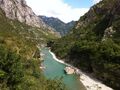 Morača river canyon