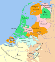 The united provinces, with Drenthe and the Generality Lands