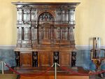 Wardrobe; c.1530; carved walnut; height: 230 cm; Château d'Écouen[45]