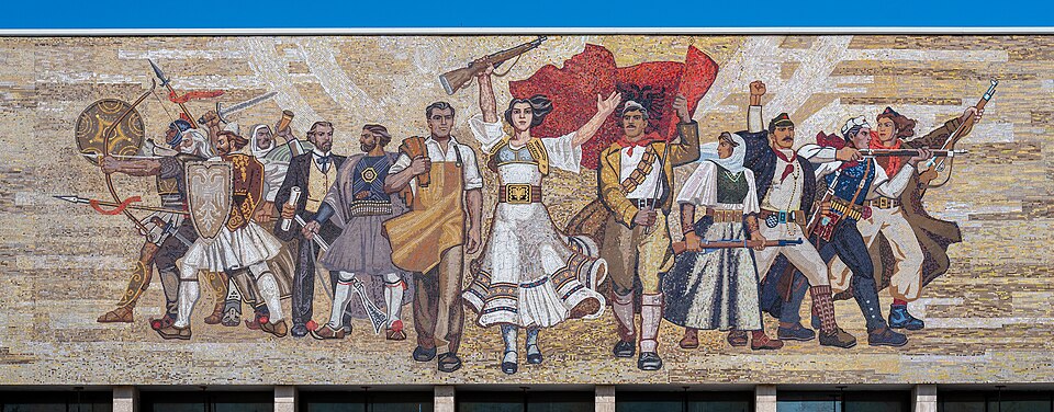 The Albanians mosaic