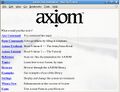 Axiom Firefox Browser Interface