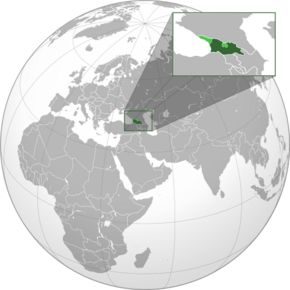 Georgia (orthographic projection with inset).svg