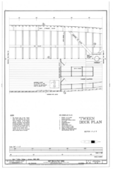 'Tween Deck Plan, Section 4 of 5 - Ship BALCLUTHA, 2905 Hyde Street Pier, San Francisco, San Francisco County, CA HAER CAL,38-SANFRA,200- (sheet 26 of 69).png