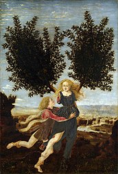 Apollo and Daphneby Pollaiuolo, c. 1470–1480 (National Gallery, London)