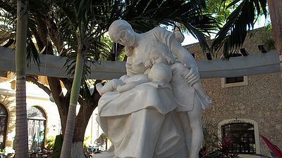 Mother's monument in Mérida, Yucatán, Mexico.