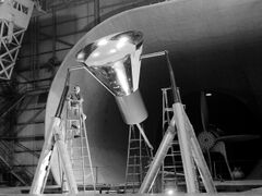 Experiment with boilerplate spacecraft, 1959