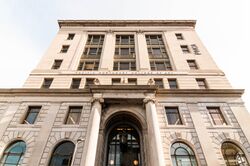 The 511 Federal Building in Portland, Oregon, in 2015, now housing the Pacific Northwest College of Art