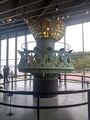 The original 1886–1984 torch of the Statue of Liberty (Liberty Enlightening the World) is housed in the Statue of Liberty Museum on Liberty Island, New York City