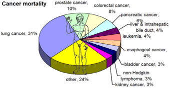 in US males, by mortality[19]