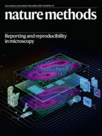 Nature Methods journal cover volume 18 issue 12.png
