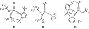various Schrock-based alkyne metathesis catalysts