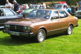 Datsun Bluebird 1979 Castle Hedingham 2008.JPG