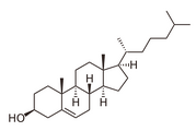 Cholesterol, another terpene natural product, in particular, a steroid, a class of tetracyclic molecules (non-aromatic).