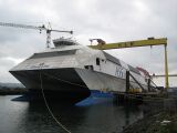 Laid up in Belfast, April 2007.