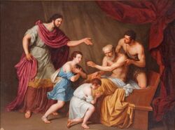 Jacob bendice a Efraín y Manasés (Real Academia de Bellas Artes de San Fernando).jpg