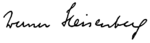 Werner Heisenberg signature.svg