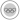 Graues Symbol für Silbermedaillen mit stilisierten Olympischen Ringen