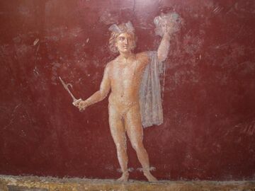 Roman fresco, Villa San Marco, Stabiae