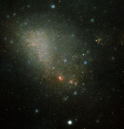 Small Magellanic Cloud false colour image