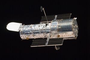 The Hubble Space Telescope in orbit