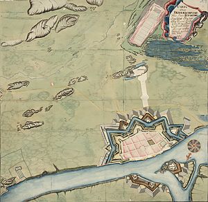 Carta over Friderichstad med dens Situation saaledes som den efter - no-nb krt 00895.jpg