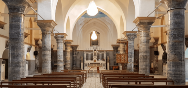 Interior of the Cathedral of Our Lady of Sorrows (headquarter of the Chaldean Catholic Church)