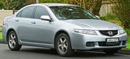 2004 Honda Accord Euro sedan. A typical mid-2000s car.