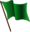 Darkgreen flag waving.svg