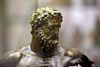 Detail, upper part of a bronze statuette of Hercules, from Seleucia on the Tigris, Iraq. Iraq Museum.jpg